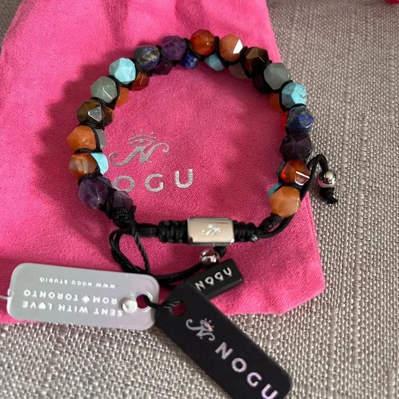 NOGU 7 Gemstone Geom Bracelet - Picture 2 of 2